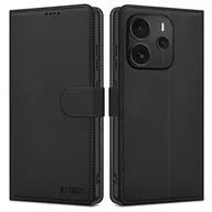 Etui i futerały do telefonów - Etui TECH-PROTECT Wallet Xiaomi Redmi Note 14 5G Czarny - miniaturka - grafika 1