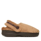 Kapcie damskie - Kapcie Crocs Classic Unfurgettable Clog 211116 Brązowy - miniaturka - grafika 1