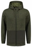 Bluzy męskie - Bluza Nike Therma Treningowa Rozpinana Kaptur CU6231-356 S - miniaturka - grafika 1