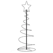 Ozdoby bożonarodzeniowe - vidaXL Choinka LED 80 LED Ciepła biel 120 cm - miniaturka - grafika 1