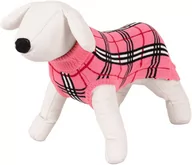 Ubranka dla psów - Sweter Ubranko Dla Psa Ciepły XL 40CM Kratka - miniaturka - grafika 1