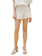 Spodenki damskie - Koton Damskie szorty Brode Mini, biały (000), 42 - miniaturka - grafika 1