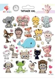 Tatuaże zmywalne dla dzieci Słodkie zwierzaki XXL - Zabawki kreatywne - miniaturka - grafika 1