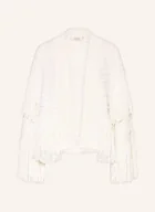 Swetry damskie - Dorothee Schumacher Dzianinowe Wdzianko Free Spirit weiss - miniaturka - grafika 1