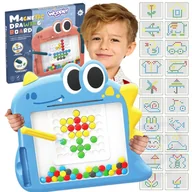 Tablice i flipcharty - WOOPIE Tablica Magnetyczna dla Dzieci Montessori MagPad Dinozaur - miniaturka - grafika 1