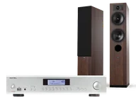 Zestawy stereo - Rotel A14 MkII (srebrny) + Tesi 5 (mokka) - miniaturka - grafika 1