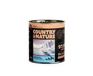 Mokra karma dla psów - COUNTRY&amp;NATURE Bezzbożowa mokra karma - łosoś ze szpinakiem 850g - miniaturka - grafika 1