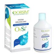 Suplementy naturalne - DORSIM Dorsim Krzem Organiczny OrSi płyn 500 ml - miniaturka - grafika 1