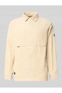Koszula casualowa o kroju regular fit z imitacji sztruksu - camel active - Koszule męskie - miniaturka - grafika 1