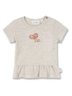 Kaftaniki dla niemowląt - Sanetta Kidswear Koszulka w kolorze beżowym - miniaturka - grafika 1