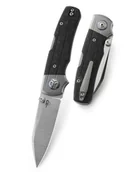 Scyzoryki - Bestech TONIC M390, Satin, Tytan+Wkładka z marmurowego włókna węglowego, Szary BT2204D - miniaturka - grafika 1