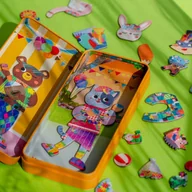 Zabawki interaktywne dla dzieci - mierEdu Układanka magnetyczna Impreza muzyczna - miniaturka - grafika 1