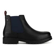 Botki męskie - U.S. POLO ASSN. YUMI001M/DLE1 Czarny - miniaturka - grafika 1