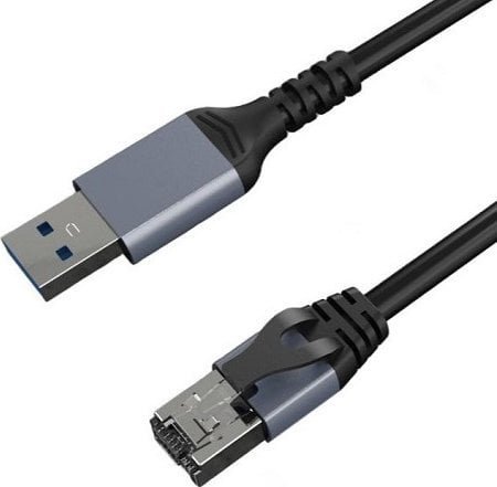 Extra Digital Interneto kabelis CAT6 UTP, USB3.0 Type-A - RJ45, 15m