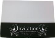 Kartki okolicznościowe i zaproszenia - Unbekannt Paper State Zaproszenia Menu Kartka  śnieżna biel (10 arkuszy) IN0401 - miniaturka - grafika 1
