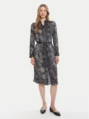 Sukienki - Calvin Klein Sukienka koszulowa LV044C060G Granatowy Regular Fit - miniaturka - grafika 1