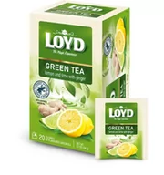 Herbata - Herbata Loyd Green Lemon & Lime & Ginger 20x1,7g - miniaturka - grafika 1