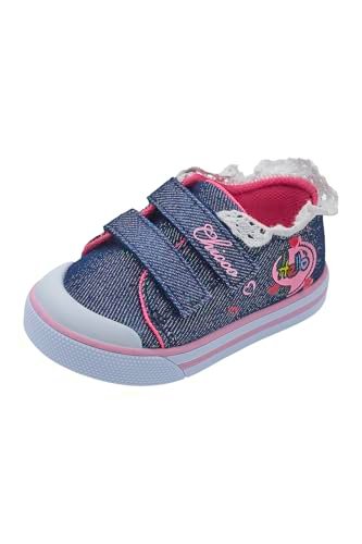 Chicco, Damskie trampki z doble cierre de gancho y bucle, wygodne, elastyczne i oddychające, idealne na wiosnę, jesień i zimę, buty dla dziewczynek i dziewcząt, zaprojektowane we Włoszech, Niebieska,