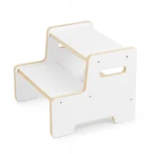 Zestawy mebli dla dzieci - Podest kuchenny Kitchen Helper Pomocnik kuchenny Biały Stołek dla dzieci - miniaturka - grafika 1