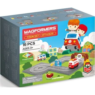 Magformers Town Autobus - Klocki - miniaturka - grafika 1
