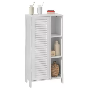 SoBuy Wąska szafka łazienkowa Sideboard BZR39-W - Szafki łazienkowe - miniaturka - grafika 1