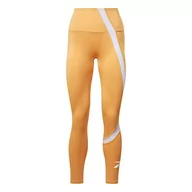 Legginsy - Reebok Damskie legginsy treningowe Vektor Ready, Brzoskwinia Fuzz, XXL - miniaturka - grafika 1