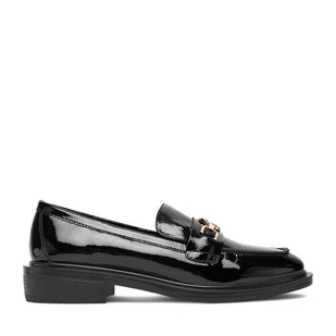Loafersy Eva Minge EO-NOOR-330-25A-N337 Czarny - Półbuty damskie - miniaturka - grafika 1