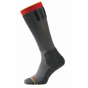 Skarpety narciarskie unisex Jack Wolfskin SKI MERINO SOCK H C dark grey - 35-37 - Skarpetki damskie - miniaturka - grafika 1