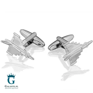 Galante Spinki do mankietów X2 Samolot Eurofighter Typhoon CN180/053 - Spinki do mankietów i krawatów - miniaturka - grafika 1