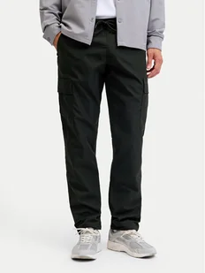 Jack & Jones Spodnie materiałowe Kane 12278911 Czarny Relaxed Fit - Spodnie męskie - miniaturka - grafika 1