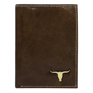 WILD BUFFALO skórzany porfel męski na RM-06-BAW brązowy - Portfele WILD BUFFALO skórzany porfel męski na RM-06-BAW brązowy - Portfele - miniaturka - grafika 1