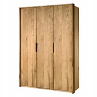 Szafy - Dębowa Szafa Trzydrzwiowa Klasyczna Dąb Naturalny - miniaturka - grafika 1