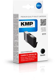 KMP 1577,0201 nabój z tuszem Zamiennik Ekstra (Super) Wysoka wydajność Czarny - Tusze zamienniki - miniaturka - grafika 1