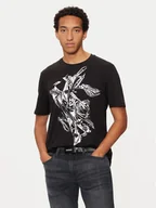 Koszulki męskie - Hugo T-Shirt 50524023 Czarny Regular Fit - miniaturka - grafika 1