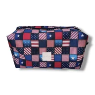 Kosmetyczki, organizery i kuferki - Kosmetyczka męska wodoodporna saszetka podróżna etui organizer flagi - miniaturka - grafika 1