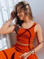 Bluzki damskie - Top damski MY DARLING pomarańczowy Dstreet RY2176-M - miniaturka - grafika 1