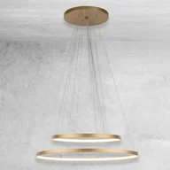 Lampy sufitowe - Żyrandol pierścieniowy Agari Multi 5424 Shilo LED 89W 3000K złoty - miniaturka - grafika 1