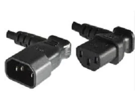 Kabel zasilający MicroConnect Przedłużacz C13 C14 0.4m Czarny PE040604 - Kable miedziane - miniaturka - grafika 1