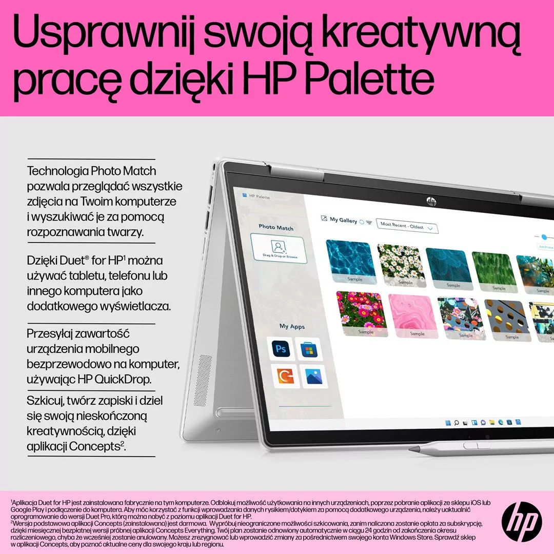 HP Pavilion x360 i5-1235U/16GB/512/Win11 Blue