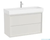 Szafki łazienkowe - Roca Tura Unik zestaw szafka z umywalką 100x43x60 BIAŁY MAT A852035558 - miniaturka - grafika 1