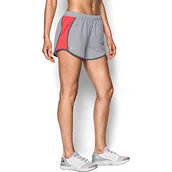 Spodenki damskie - Under Armour Fly By Short, damskie szorty do biegania z formowanym brzegiem i elastyczną talią, szybkoschnące damskie spodenki do jogi dla kobiet - miniaturka - grafika 1