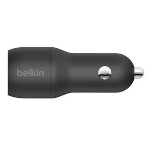 BELKIN Ładowarka USB-A Car Charger 24W 1m Lightning-Cable CCD001bt1MBK CCD001bt1MBK - Ładowarki samochodowe - miniaturka - grafika 2