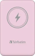 Powerbanki - Verbatim Charge 'n' Go 10000mAh Wireless Magnetic różowy - miniaturka - grafika 1
