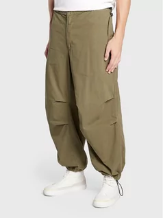 Spodnie męskie - BDG Urban Outfitters Spodnie materiałowe 75335752 Khaki Baggy Fit - grafika 1