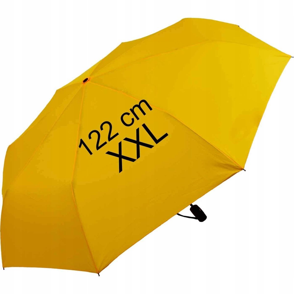 XXL PARASOL Automatyczny Duży Żółty 122 cm