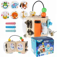 Zabawki sensoryczne - KOSTKA SENSORYCZNA STYMULUJĄCA DLA DZIECI EDUKACYJNA MONTESSORI ZI-36 - miniaturka - grafika 1