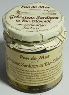 Zdrowa żywność - Pan Do Mar SARDYNKI SMAŻONE W BIO OLIWIE Z OLIWEK 220 g - miniaturka - grafika 1