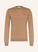 Swetry męskie - Lacoste Sweter braun - LACOSTE - miniaturka - grafika 1