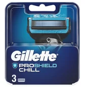 Maszynki do golenia i wkłady - Gillette ProShield Chill wymienne ostrza do maszynki do golenia 3szt. - miniaturka - grafika 1