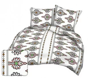 Pościel z kory 140x200 biała kolorowa parzenica góralska A1017 Kora 23 - Pościel Pościel z kory 140x200 biała kolorowa parzenica góralska A1017 Kora 23 - Pościel - miniaturka - grafika 1